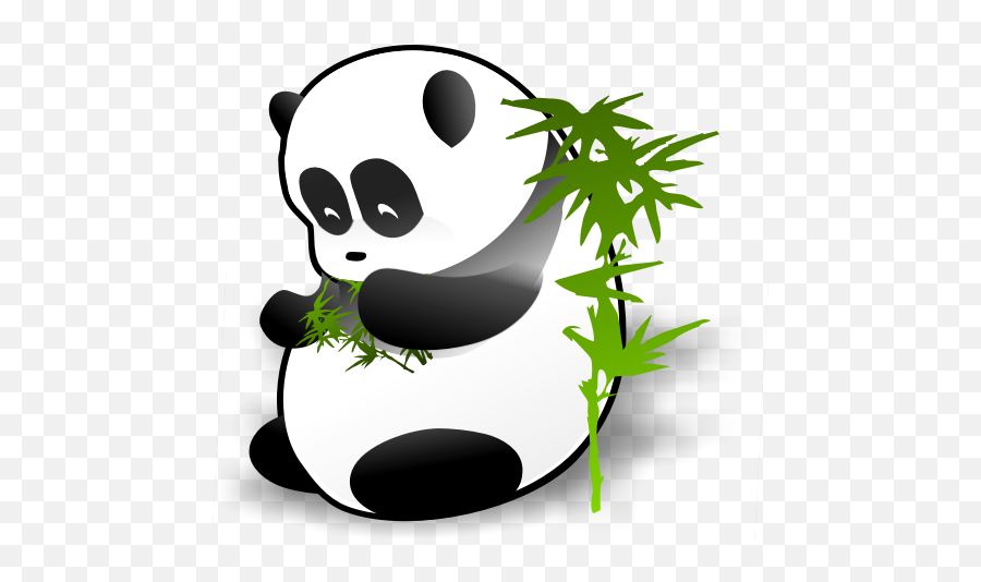 Panda Vector Png Transparent Background - Panda Icon Vector Png,Panda Transparent Background