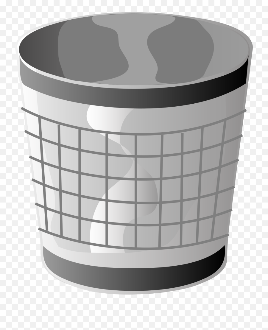 Filetrashcansvg - Wikimedia Commons Trash Can Clip Art Png,Trashcan Png