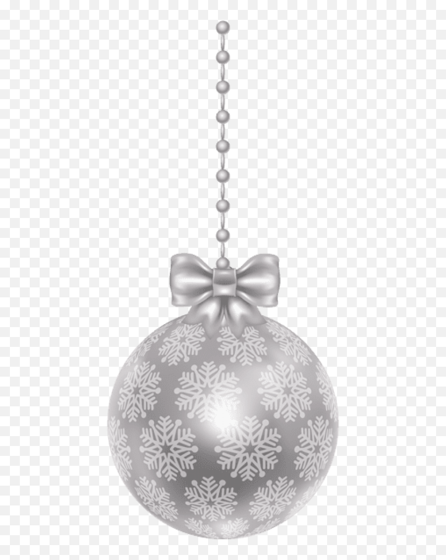 Christmas Clipart Tag - Silver Christmas Ball Png,Christmas Ball Png