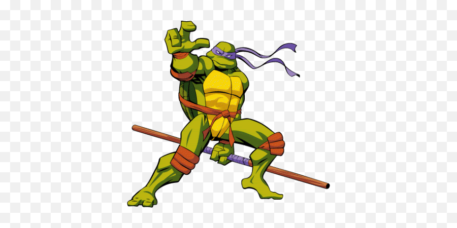 Donatello Ninja Turtle - Teenage Mutant Ninja Turtles Ninja Turtles Donatello Cartoon Png,Turtle Transparent Background