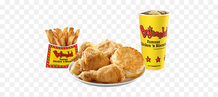 4 Piece Dinner Tri - Arc Bojangles Nc U0026 Va Famous Chicken Biscuits Png,Chicken Dinner Png