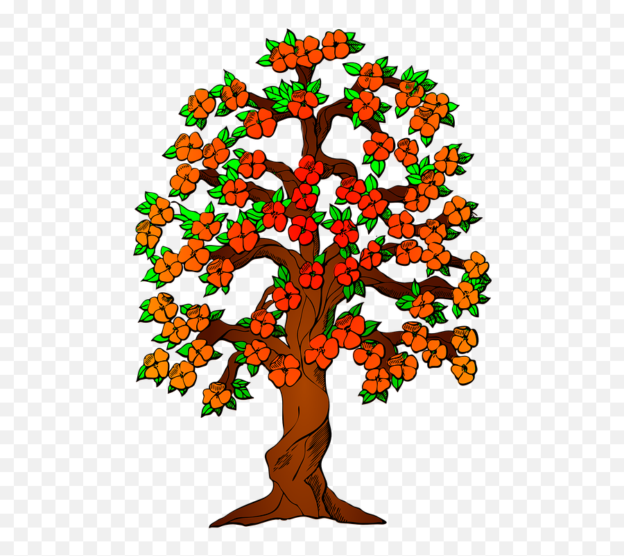Autumn Fall Tree - Free Vector Graphic On Pixabay Tree Clip Art Png,Fall Tree Png