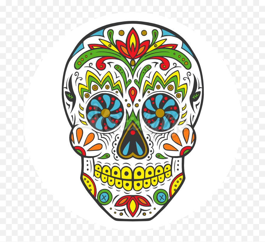 La Calavera Catrina Day Of The Dead Human Skull Symbolism - Sugar Skull Transparent Background Png,Calavera Png