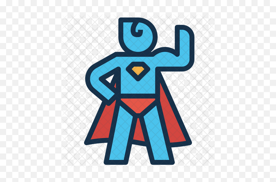 Strong Man Icon Of Colored Outline - Authenticity Icon Png,Strong Man Png