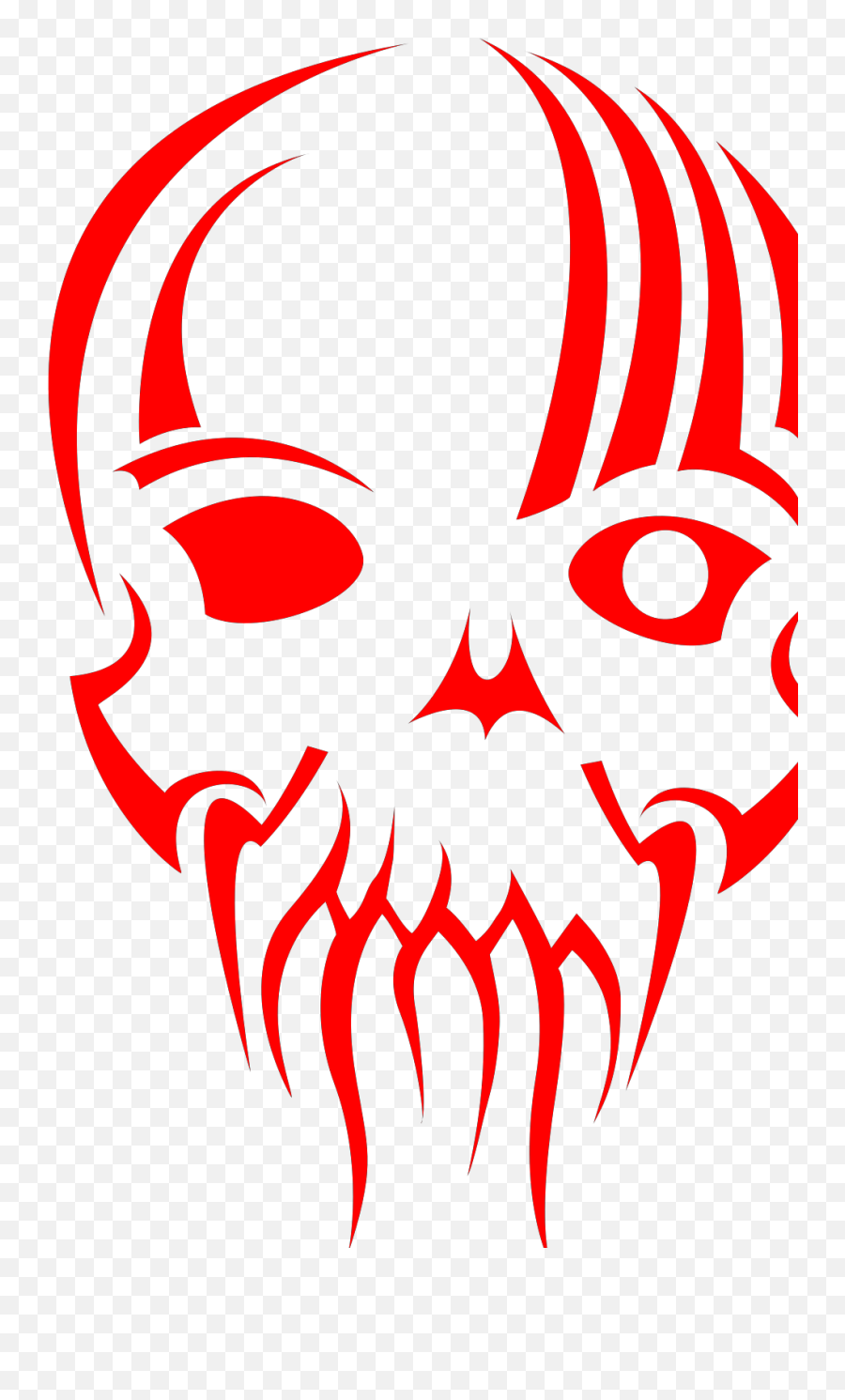 Red Skull Clip Art - Red Skull Logo Png,Skull Clipart Png