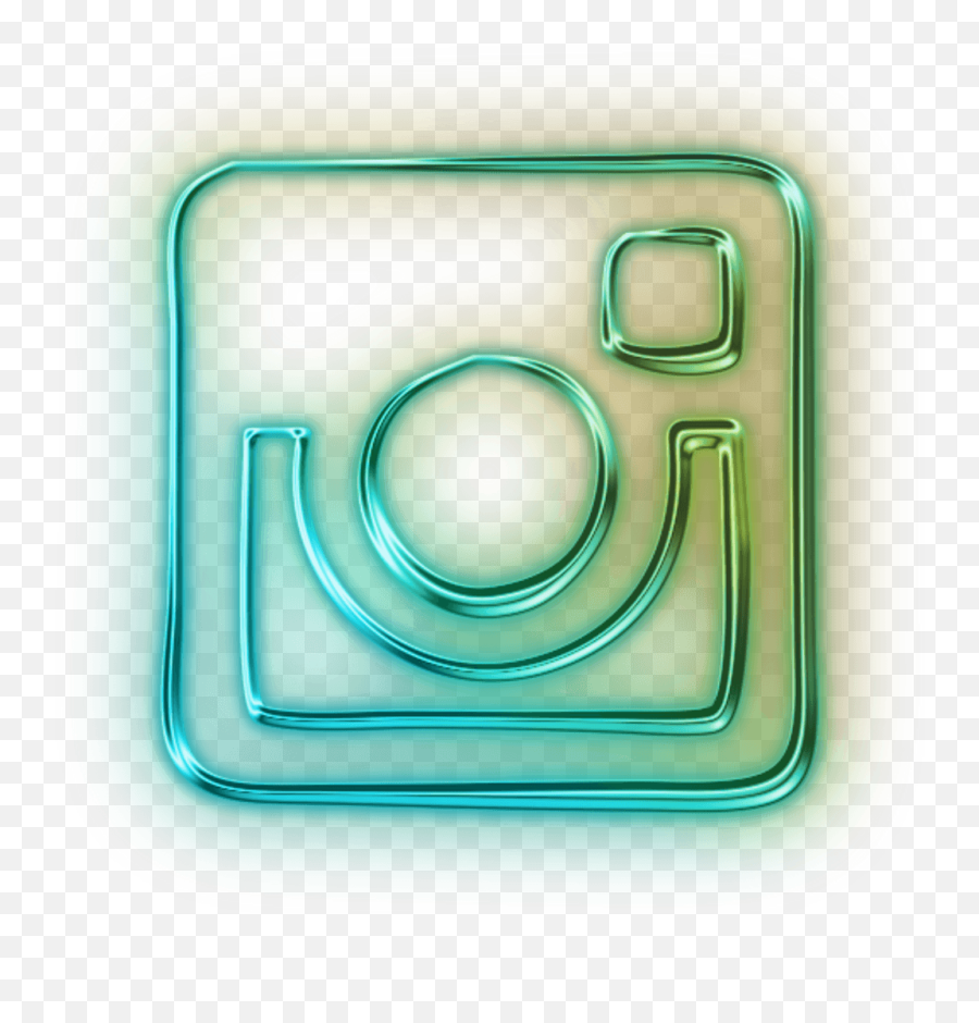 Green Instagram Logo - Neon Logo Instagram Png,Instagram Logos Png