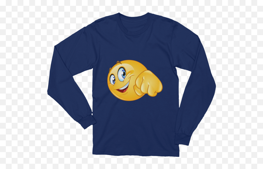 Unisex Fist Bump Emoji Long Sleeve T - Shirt Png,Fist Bump Png