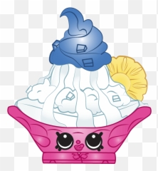 Isadora Ice Cream - Clipart Full Size Shopkins Cake png