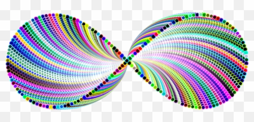 Psychedelic Infinity Symbol - Openclipart png