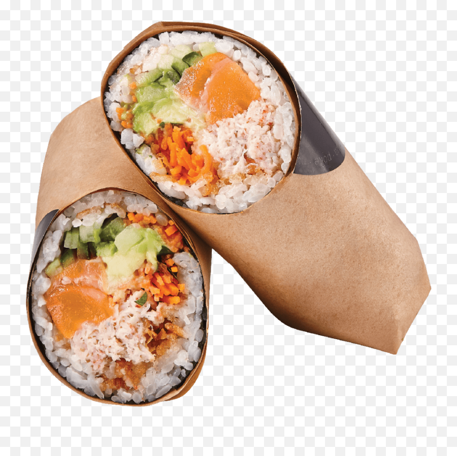 Sushi Burrito Salmon U0026 Crab Shop - Sushi Burrito Sushi Shop Png,Burritos Png