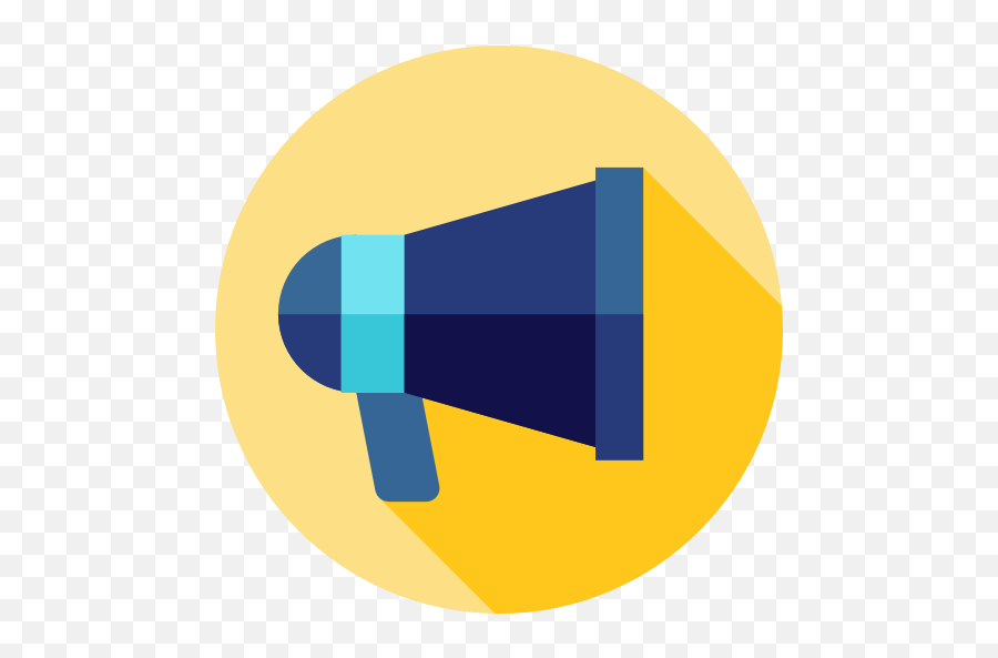 Megaphone - Loud Speaker Flat Icon Png,Communication Icon Png