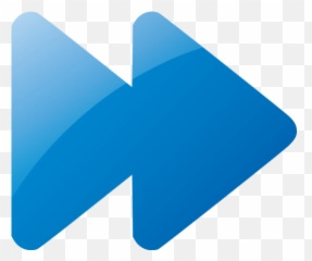 Web 2 Blue Fast Forward Icon - Free web Horizontal png