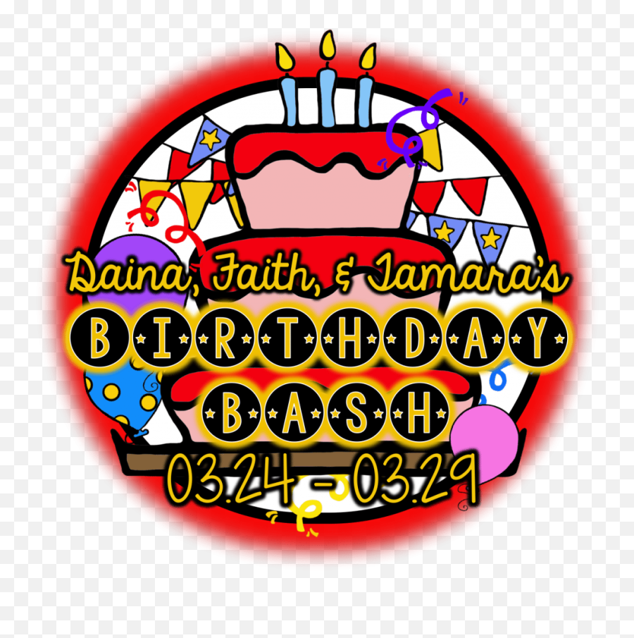 Last Day Of Our Birthday Celebration - Language Png,Birthday Bash Png