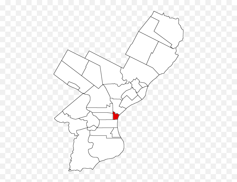 Northern Liberties Philadelphia Pennsylvania - Northern Liberties Pennsylvania Map Png,Philadelphia Skyline Silhouette Png