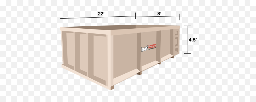 Roll Off Dumpsters - Horizontal Png,Dumpster Transparent