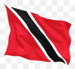 Fluttering Flag - Flag Trinidad And Tobago Png,Trinidad Flag Png