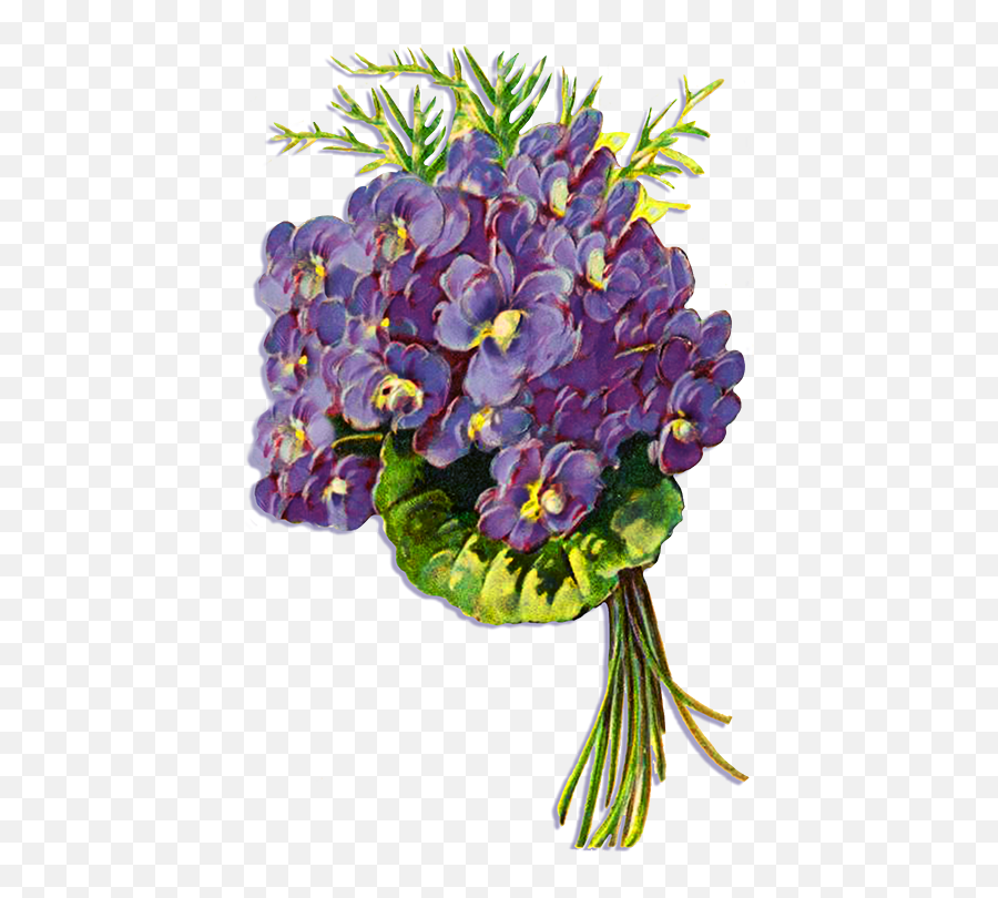 Digital Scrapbooking Flowers - Transparent Background Purple Flower Bouquet Png,Flowers Bouquet Png