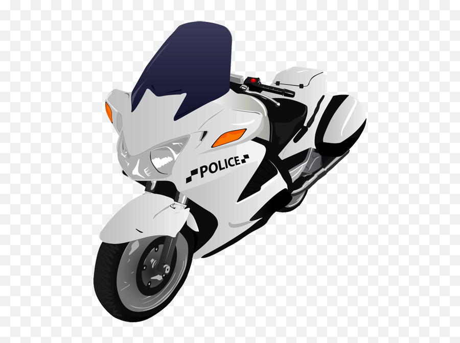 Download Hd Vehicle Clipart Motorbike - Police Motorcycle Police Motorcycle Png,Motorcycle Clipart Png