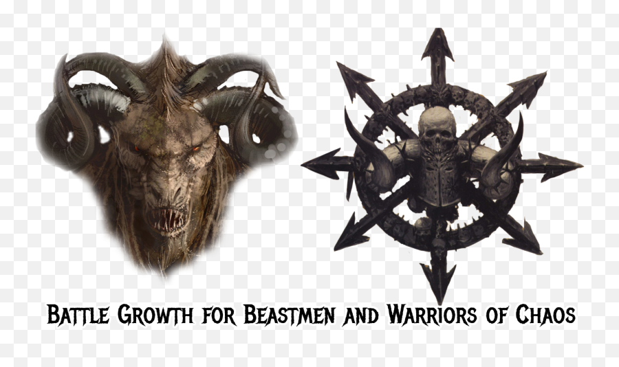 Battle Growth For Beastmen And Warriors - Language Png,Warhammer Chaos Icon