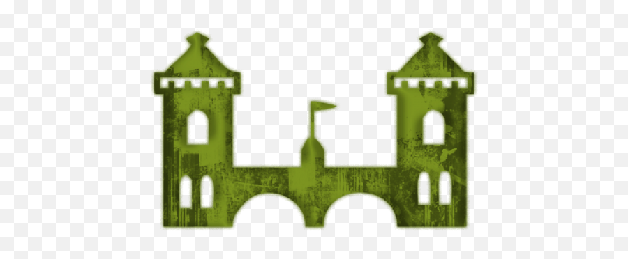 Castle Icon Green Transparent Cartoon - Jingfm Language Png,Castle Icon Transparent