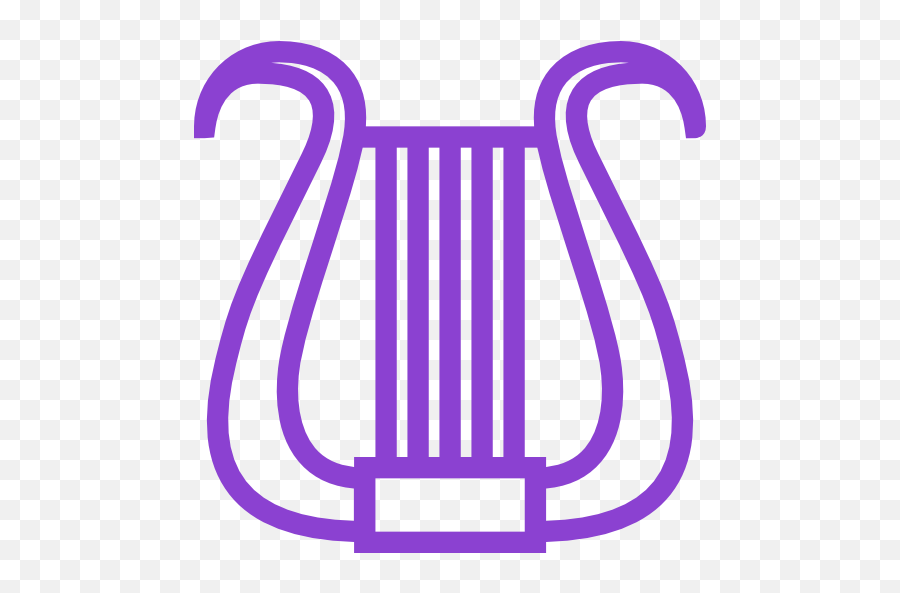 Lyre Musical Instrument Free Icon Of - Lira Instrumento En Png,Lyre Icon