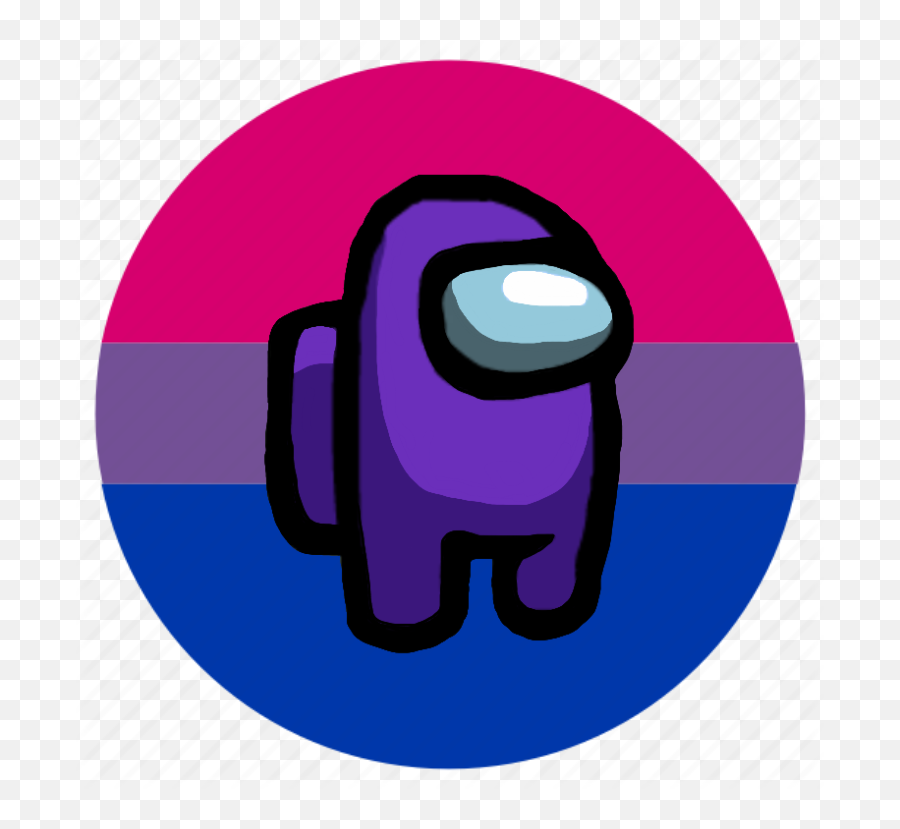 Pin - Purple Aesthetic Amoung Us Png,Bi Pride Icon