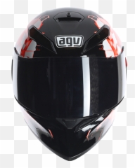 Agv K - 3 SV fullbomb face helmet Orange Motorcycle Helmet png