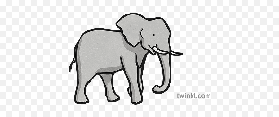 Elephant Zoo Map Icon Illustration - Twinkl Elephant Twinkl Png,Elephant Icon Png