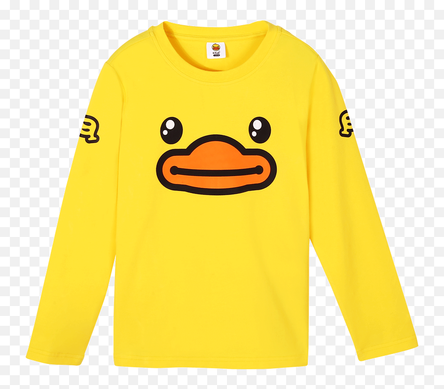B Duck Small Yellow Spring And Autumn Childrenswear - Long Sleeve Png,Lol Duck Icon