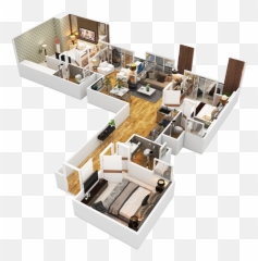 3 Bed Apartment - Capital Icon Mall u0026 Residency Vertical png