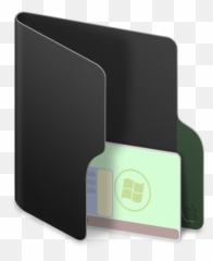 Desktop Icon - Mac OS Black Folder Icons SoftIconscom Solid png