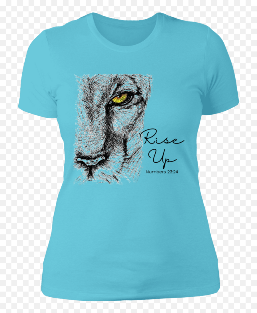 Rise Up Lioness Numbers 2324 Nl3900 Ladiesu0027 Premium T - Shirt Png,Lioness Icon