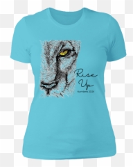 Rise Up Lioness Numbers 2324 Nl3900 Ladiesu0027 Premium T - Shirt png