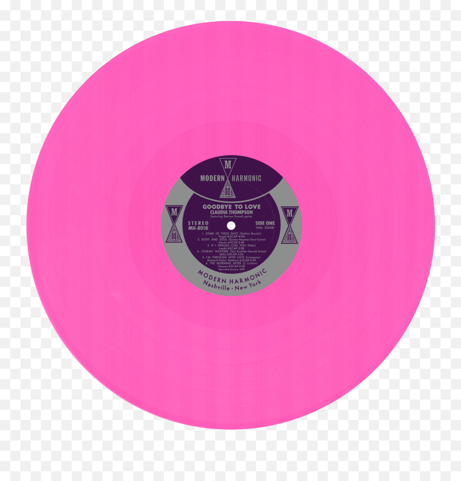 Claudia Thompson - Goodbye To Love Pink Vinyl Lp Vinyl Solid Png,Freddie Highmore Icon Pink