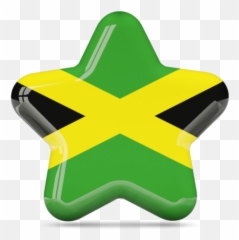 Wallpaper Flag Of Jamaica - Gambia Flag Star Png,Jamaica Flag Png