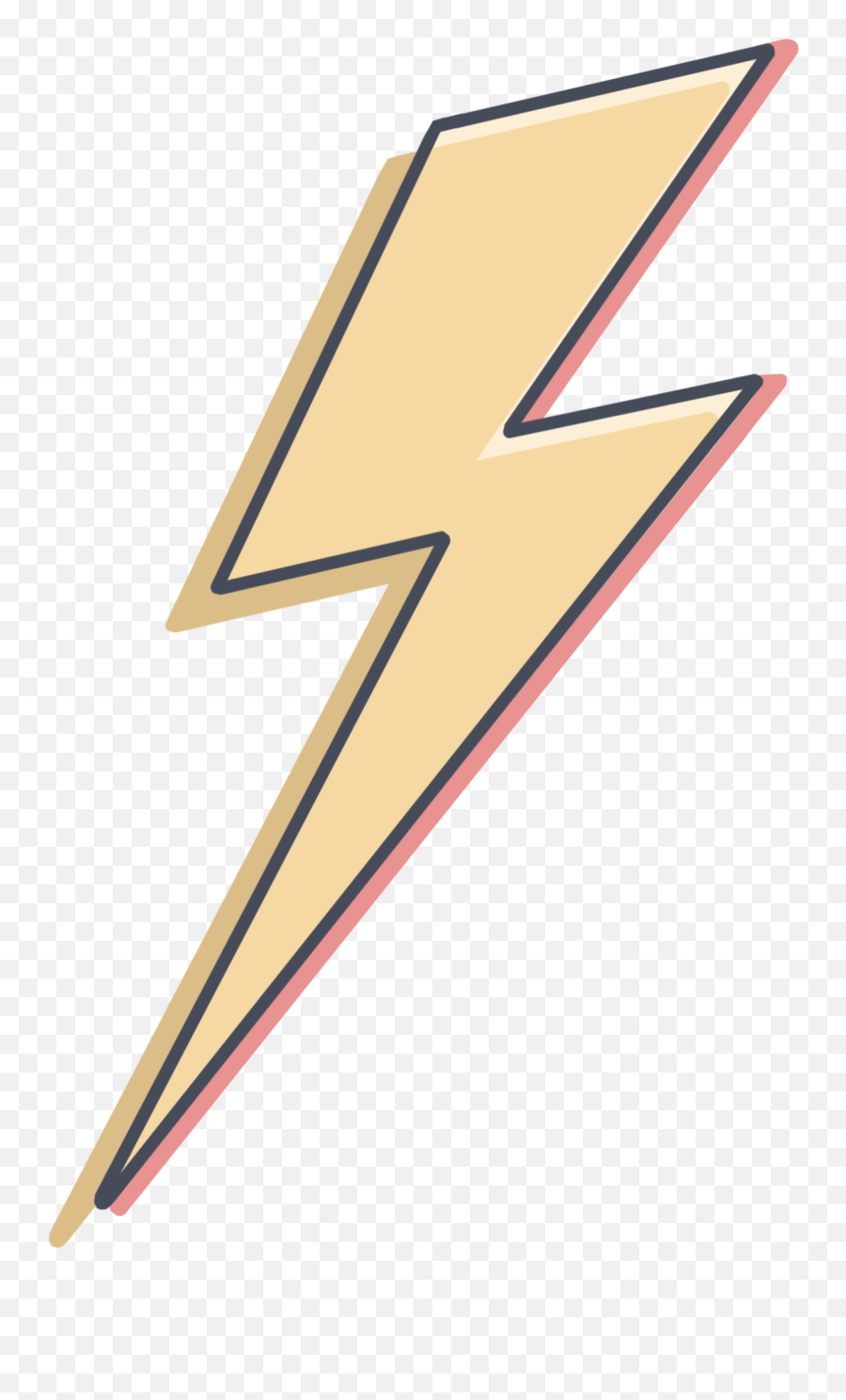 Lightning Bolts Sticker By Pea - Bee Lightning Bolt Bolt Vertical Png,Catwoman Tumblr Icon