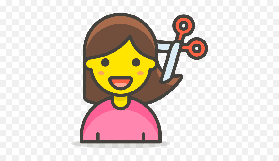 Woman Getting Haircut Free Icon - Iconiconscom Emoji De Una Familia Png,Hairdresser Icon