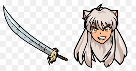 Inuyasha Tessaiga Sword Cursor U2013 Custom Browser Extension - Cartoon Png,Inuyasha Png