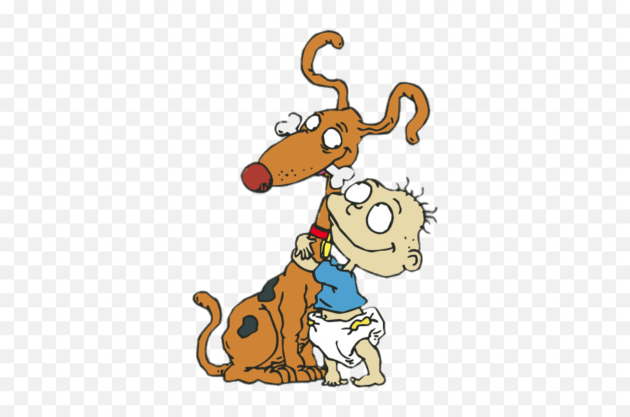 Rugrats Tommy Holding Spike Png Image