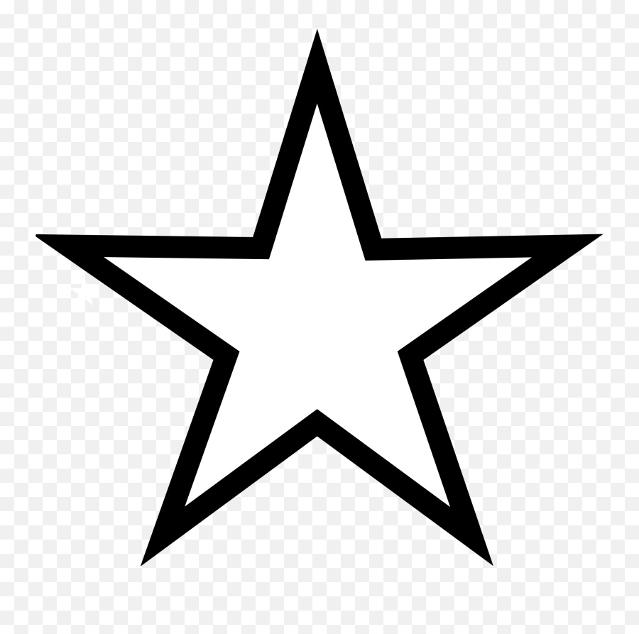 Png Star Black And White Transparent - Star Clipart Black And White,Black Star Png