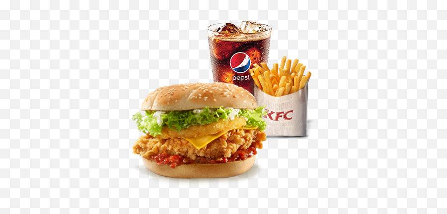 Download Hd Zinger Tower Burger Meal - Burger Kfc Png Kfc Tower Burger,Kfc Png