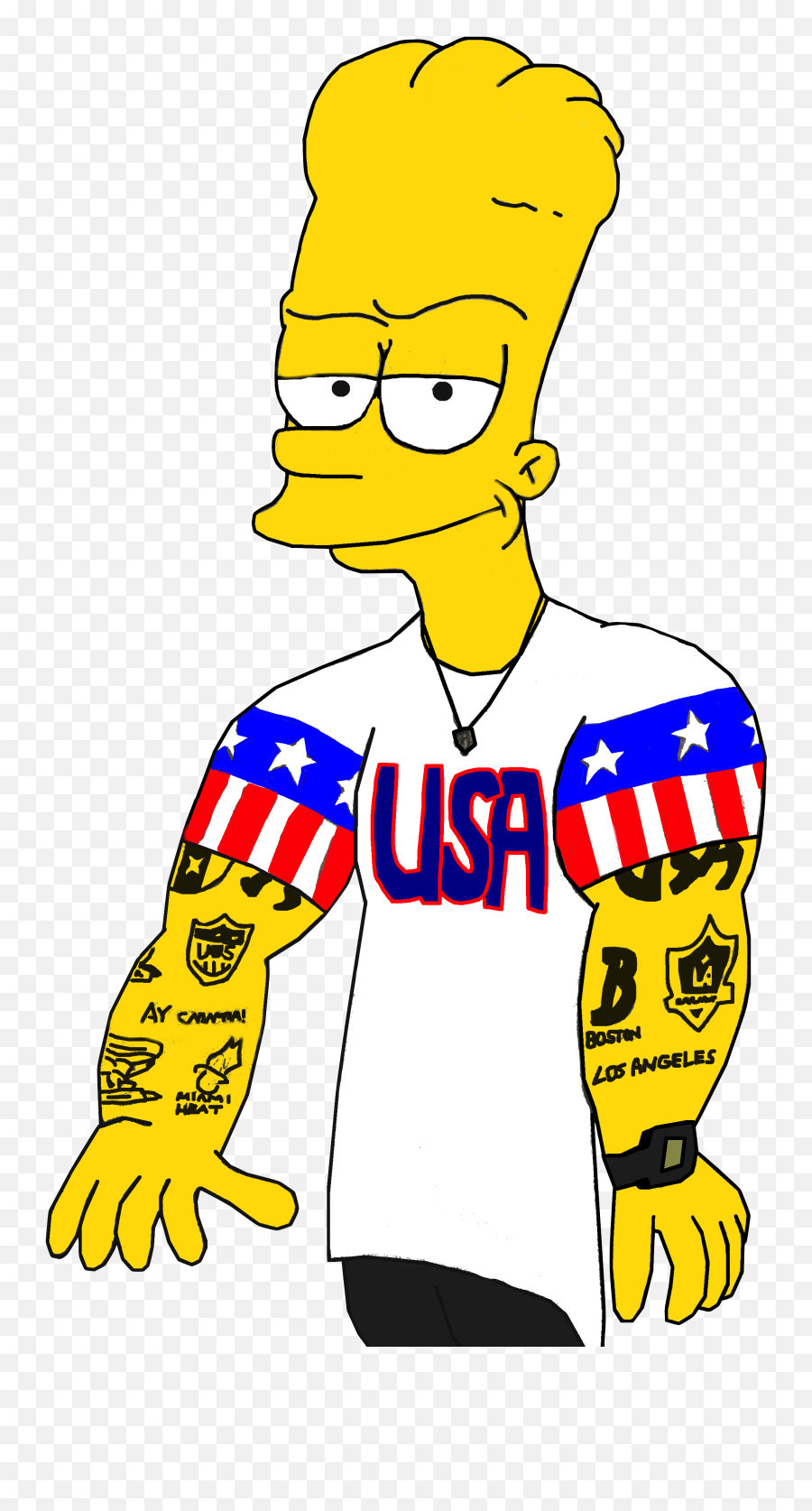 Bart Simpson - Cartoon Png,Bart Simpson Transparent