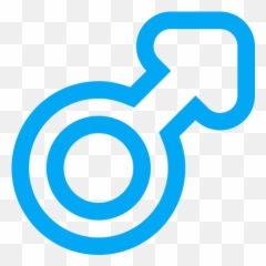 Gender Male Man Men Profile Sex Icon - Png