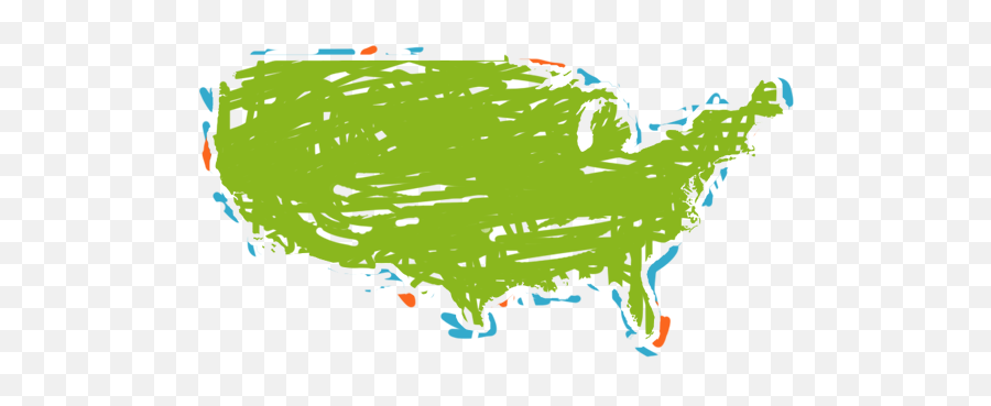 Illustration United States Rxtitle - Illustration Png,United States Map Transparent