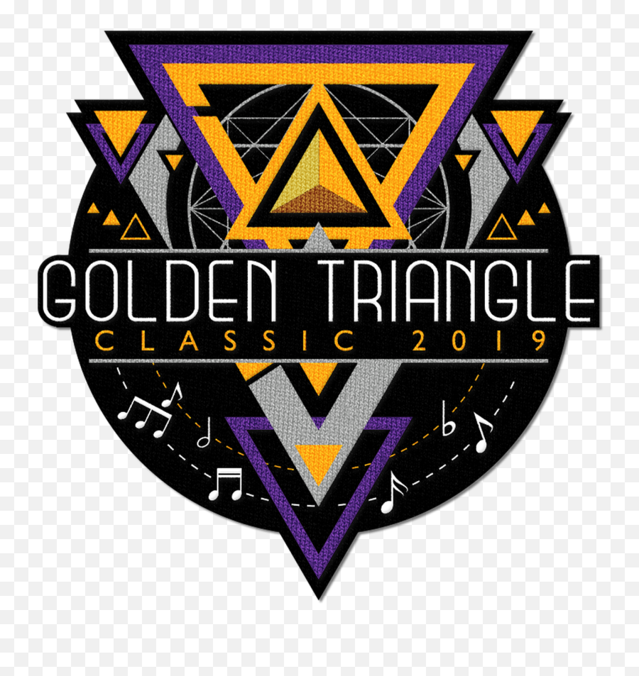2019 Golden Triangle Classic Event Patch - Graphic Design Png,Gold Triangle Png
