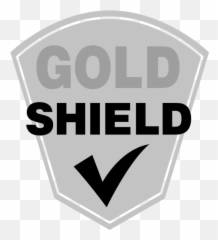 Gold Shield Logo Png Transparent Svg - Sign