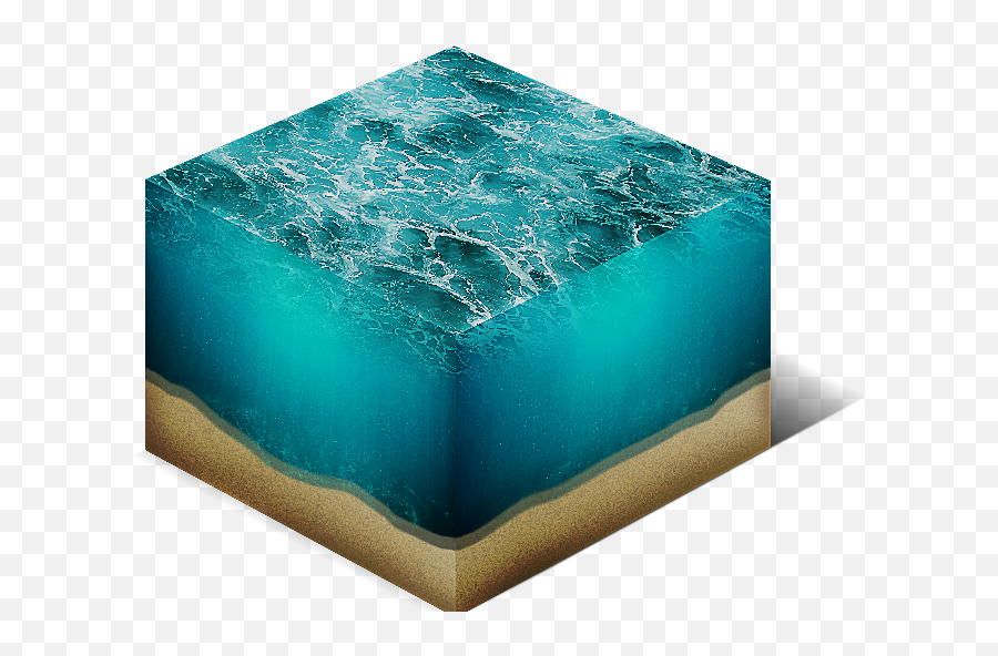 Sea Water Cube Cross Section Isometric - Water Cube Png,Png Stock