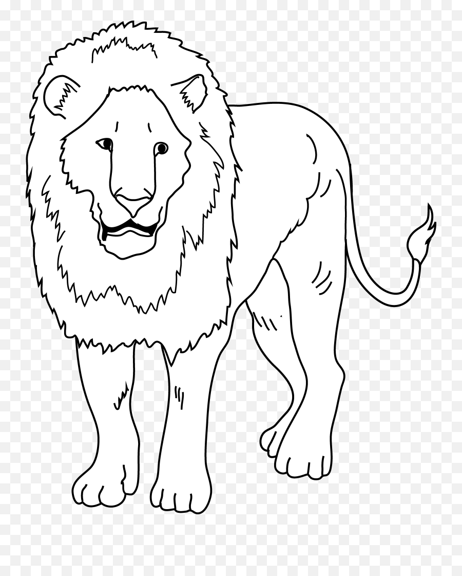 Unforgettable Cliparts Lion King Black And White Clipart - Lion In Black And White Png,Roaring Lion Png