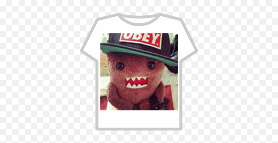 Domo With Obey Snapback - Roblox Pewdiepie T Shirt Roblox Png,Obey Hat Png