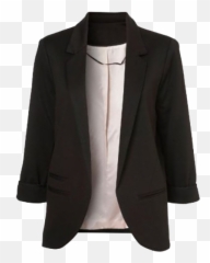 Kaban Blazer Clothing Coat Dress - Black Boyfriend Jacket Womens Png,Coat Png